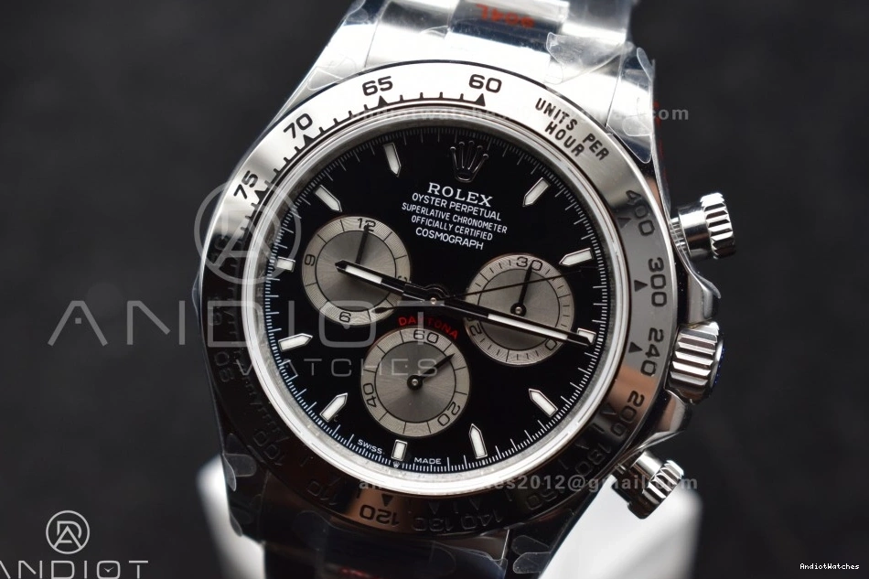 Best 794 Daytona SS SH4131 on Dial Silver 126509 V Bracelet QF Edition 1:1 Black Classic 0803